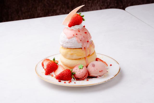 極・苺尽くしストロベリーパンケーキ
